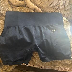 Navy blue gymshark shorts